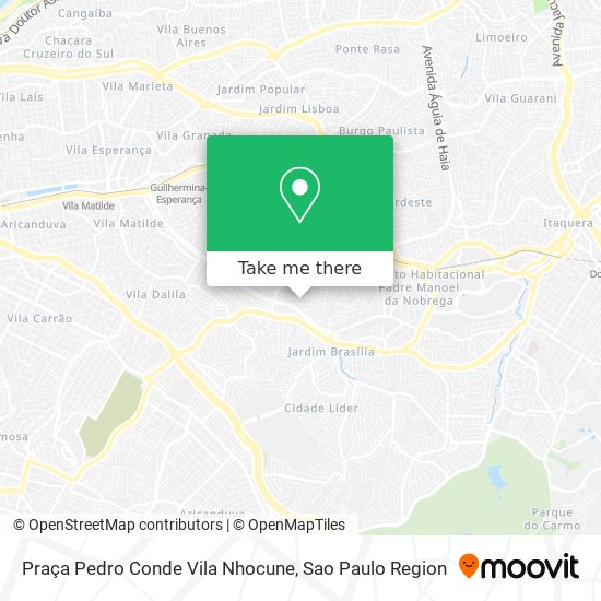 Mapa Praça Pedro Conde Vila Nhocune