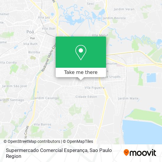 Supermercado Comercial Esperança map