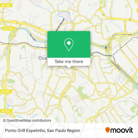 Mapa Ponto Grill Espetinho