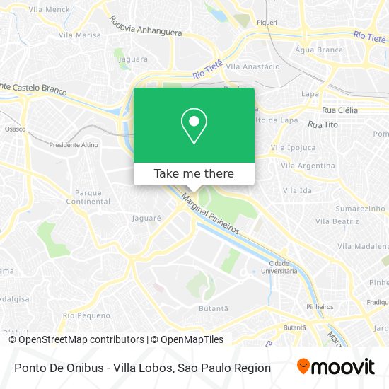 Ponto De Onibus - Villa Lobos map