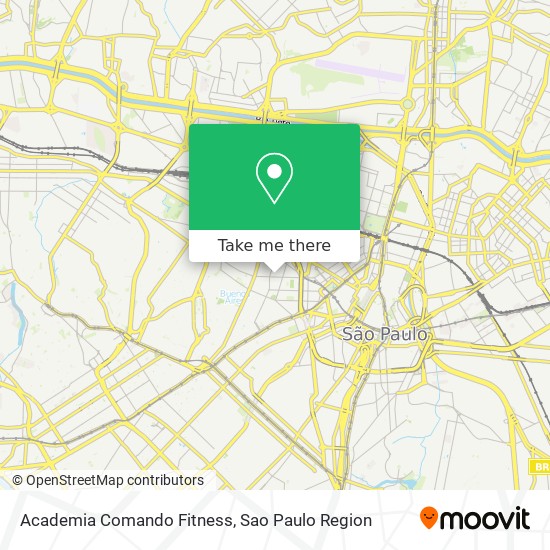 Academia Comando Fitness map