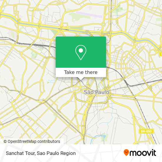 Sanchat Tour map