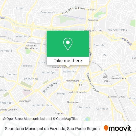 Secretaria Municipal da Fazenda map