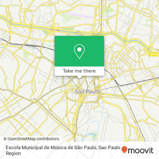 Escola Municipal de Música  de São Paulo map