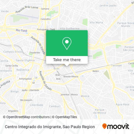 Centro Integrado do Imigrante map