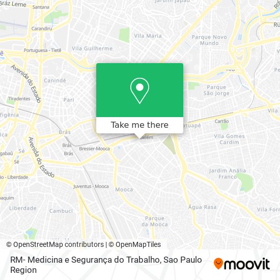 RM- Medicina e Segurança do Trabalho map