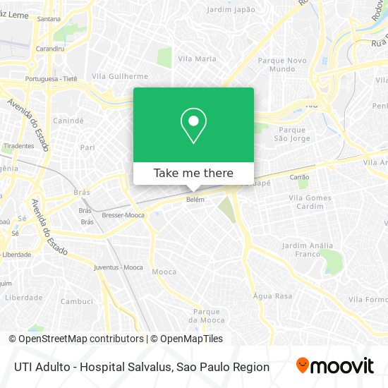 UTI Adulto - Hospital Salvalus map