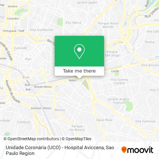 Unidade Coronária (UCO)  - Hospital Aviccena map