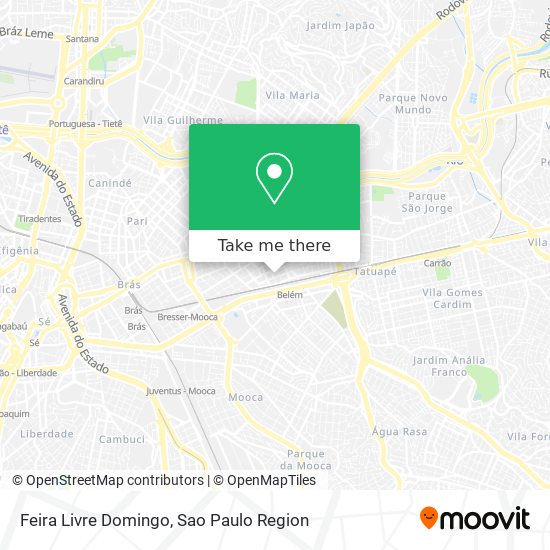 Feira Livre Domingo map