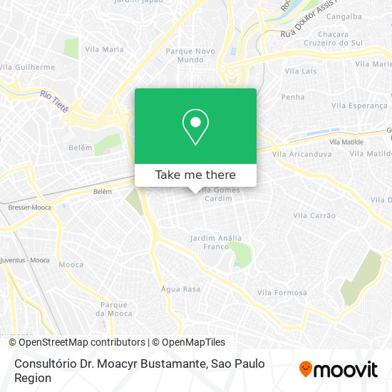 Consultório Dr. Moacyr Bustamante map