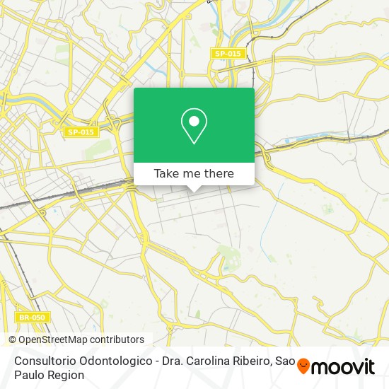 Consultorio Odontologico - Dra. Carolina Ribeiro map