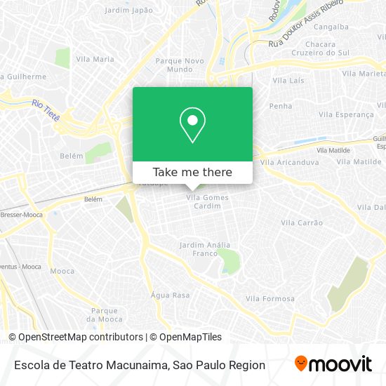 Escola de Teatro Macunaima map