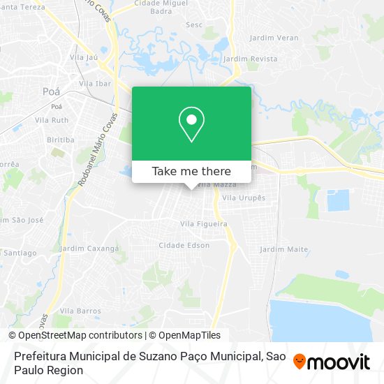 Prefeitura Municipal de Suzano Paço Municipal map
