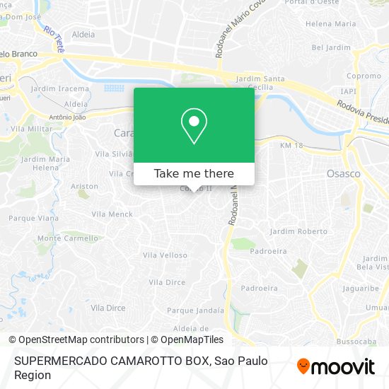 SUPERMERCADO CAMAROTTO BOX map