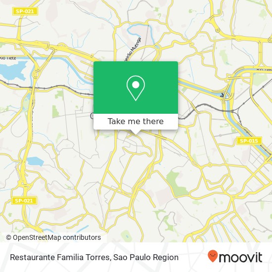 Mapa Restaurante Familia Torres