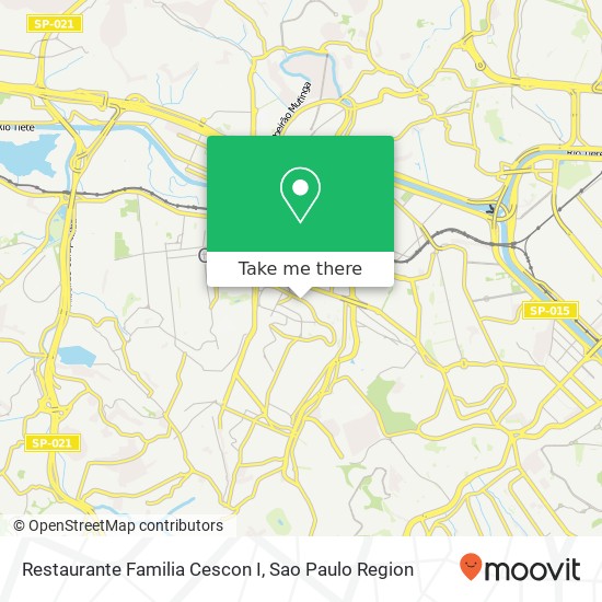 Mapa Restaurante Familia Cescon I