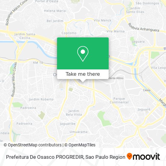 Prefeitura De Osasco PROGREDIR map
