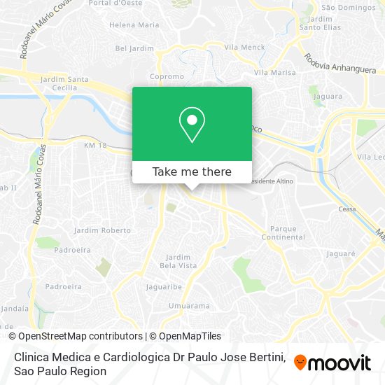 Clinica Medica e Cardiologica Dr Paulo Jose Bertini map
