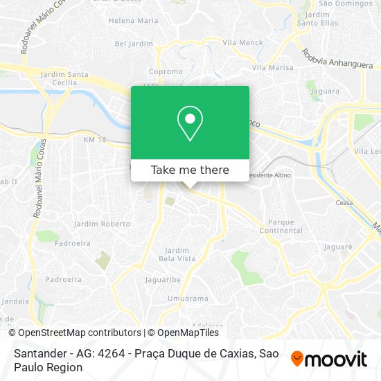 Santander - AG: 4264 - Praça Duque de Caxias map