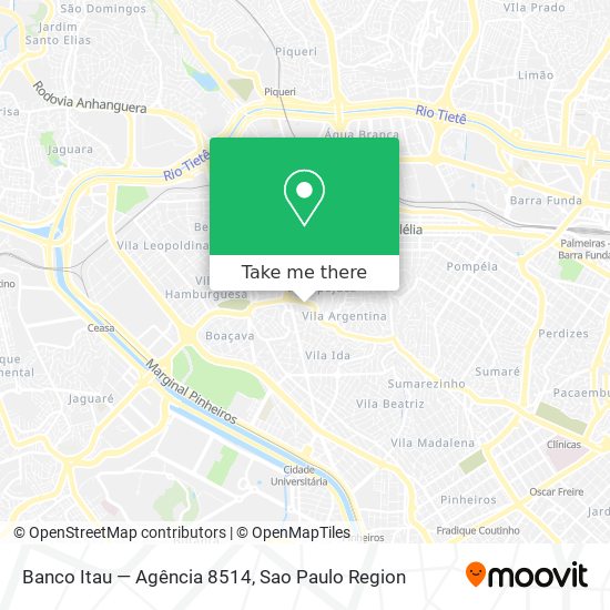 Banco Itau — Agência 8514 map