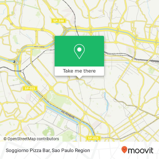 Mapa Soggiorno Pizza Bar