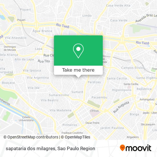 sapataria dos milagres map