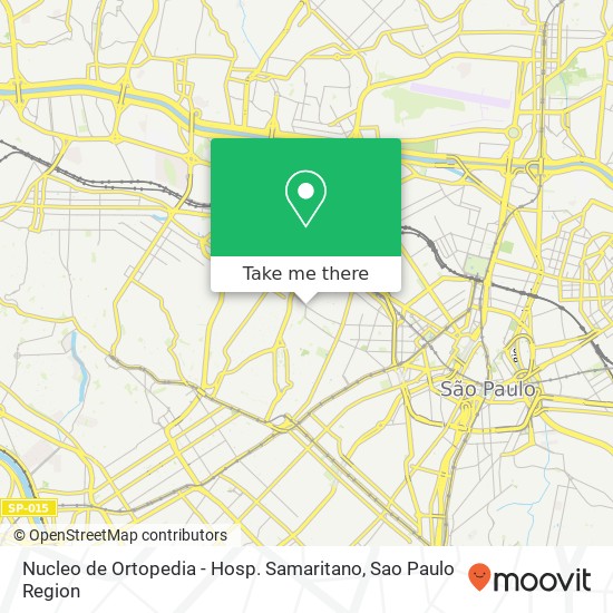 Nucleo de Ortopedia - Hosp. Samaritano map