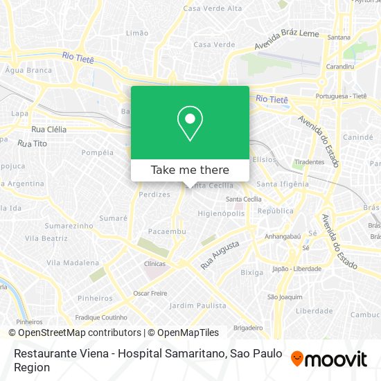 Restaurante Viena - Hospital Samaritano map