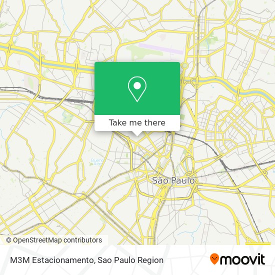Mapa M3M Estacionamento