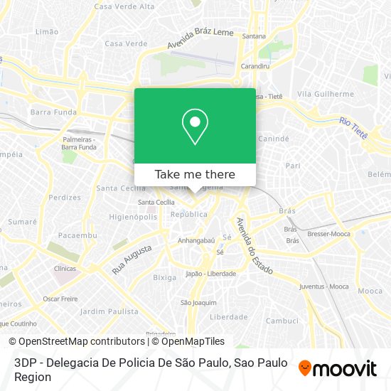 3DP - Delegacia De Policia De São Paulo map
