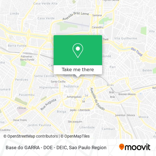 Base do GARRA - DOE - DEIC map