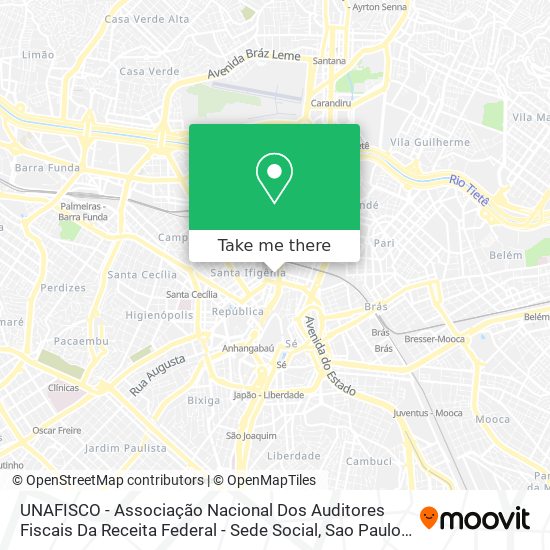 UNAFISCO - Associação Nacional Dos Auditores Fiscais Da Receita Federal - Sede Social map