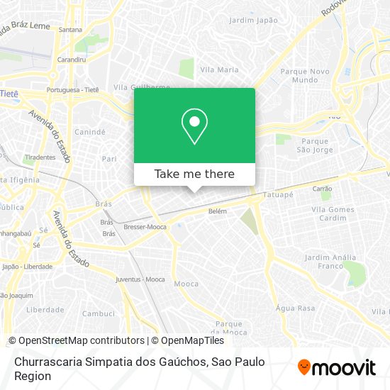 Churrascaria Simpatia dos Gaúchos map