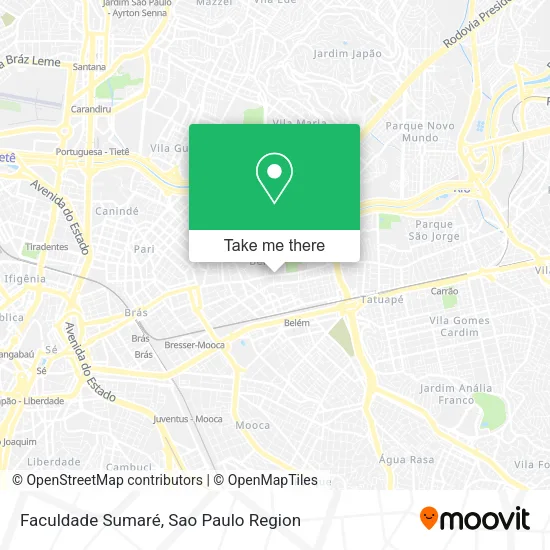 Faculdade Sumaré map