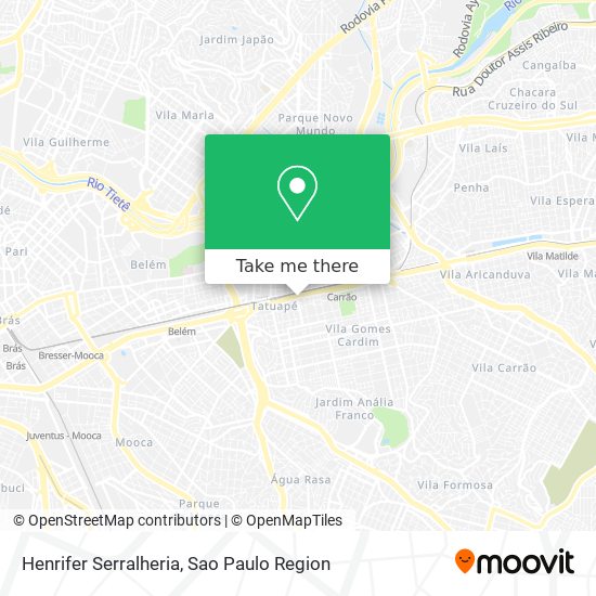 Mapa Henrifer Serralheria