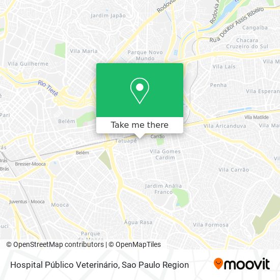 Hospital Público Veterinário map