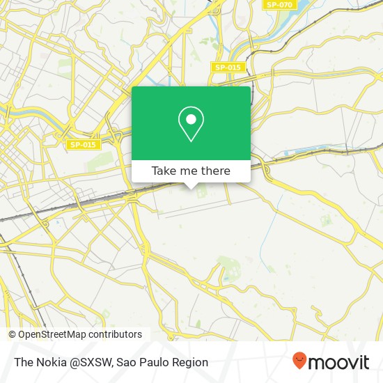 Mapa The Nokia @SXSW