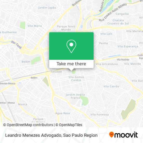 Leandro Menezes Advogado map