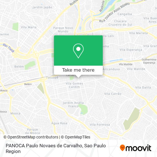 PANOCA Paulo Novaes de Carvalho map