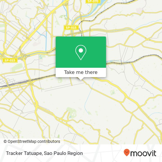 Tracker Tatuape map