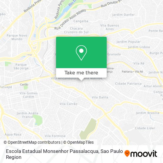 Escola Estadual Monsenhor Passalacqua map