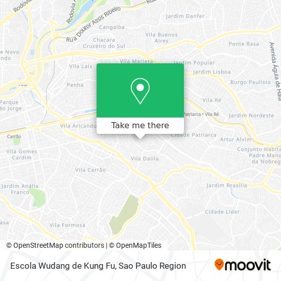 Escola Wudang de Kung Fu map