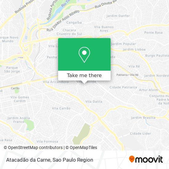 Atacadão da Carne map