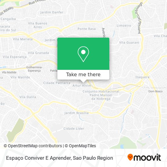 Espaço Conviver E Aprender map