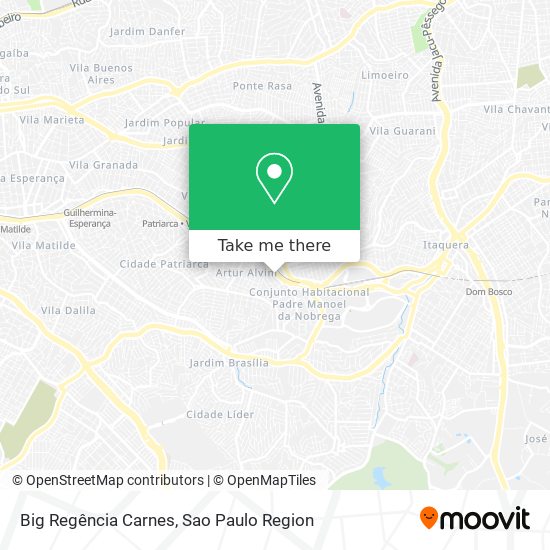 Big Regência Carnes map