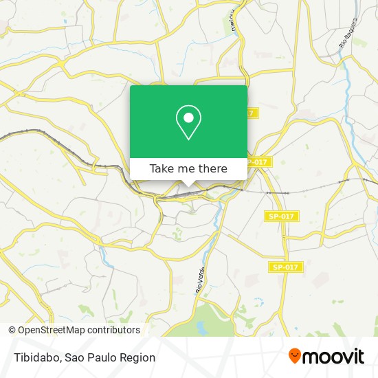 Tibidabo map