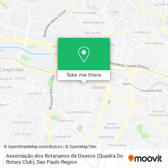 Associação dos Rotarianos de Osasco (Quadra Do Rotary Club) map