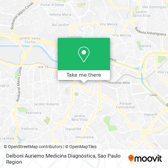 Delboni Auriemo Medicina Diagnóstica map