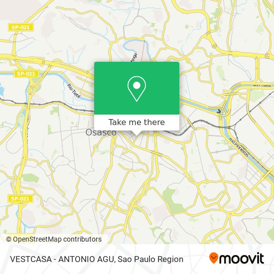 VESTCASA - ANTONIO AGU map