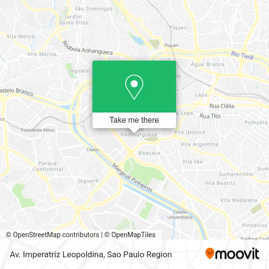 Av. Imperatriz Leopoldina map